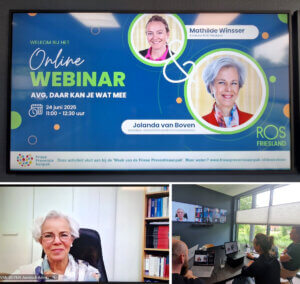 Collage webinar AVG - Daar kan je wat mee!